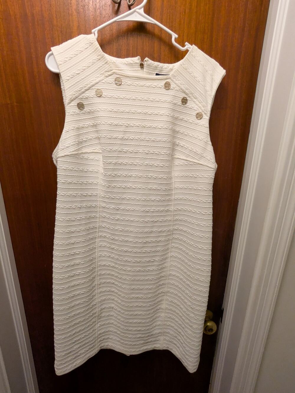 Tommy Hilfiger Jacquard Knit Sheath Dress Size 16 NWT